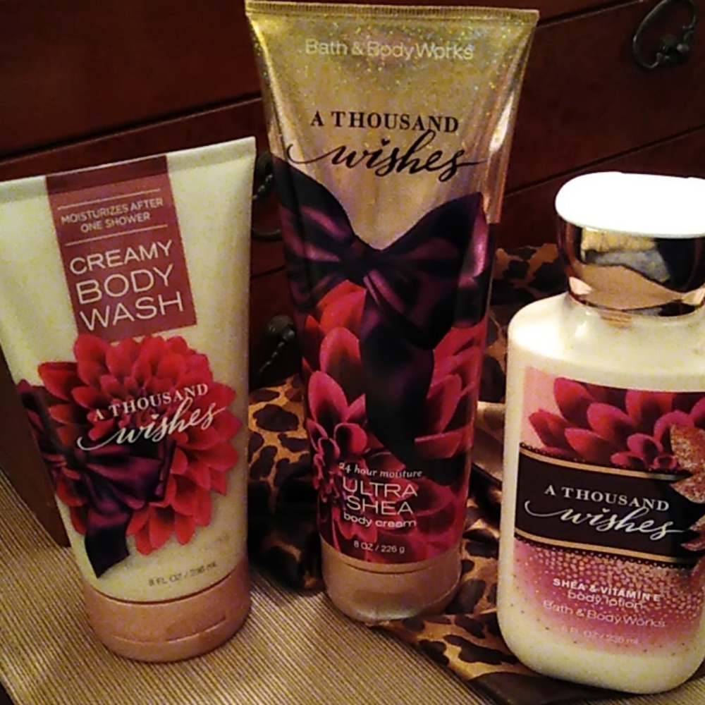 A Thousand Wishes Body Wash, Lotion, and Cream